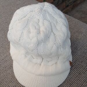adidas White Knit Hat